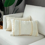 Cushion Cover Tufted Circles & Textured Weave