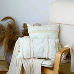 Cushion Cover Tufted Circles & Textured Weave