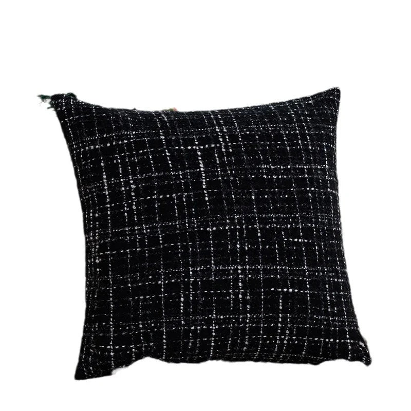 Cushion Cover Tweed Bouclé Concealed Zipper & Machine Washable