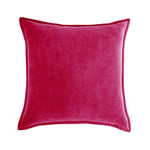 Cushion Cover Velvet Decorative Piping Concealed Zipper