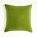 Cushion Cover Velvet Decorative Piping Concealed Zipper