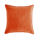 Cushion Cover Velvet Decorative Piping Concealed Zipper