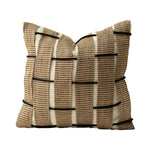 Cushion Cover Woven Cotton Blend Textured Hidden Zipper