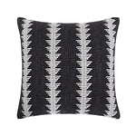 Cushion Cover Woven Cotton Jacquard Tassels Concealed Zipper