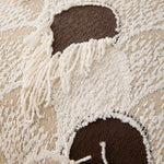 Cushion Cover Woven Jacquard Chevron & Fringe