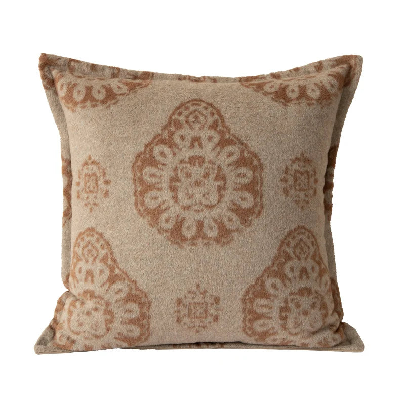 Cushion Cover Woven Jacquard Concealed Zipper