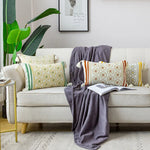 Cushion Cover Woven Medallion Cotton Blend Tassels