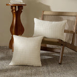 Cushion Cover Woven Triangle Chenille Removable Zipper 45x45 Cm