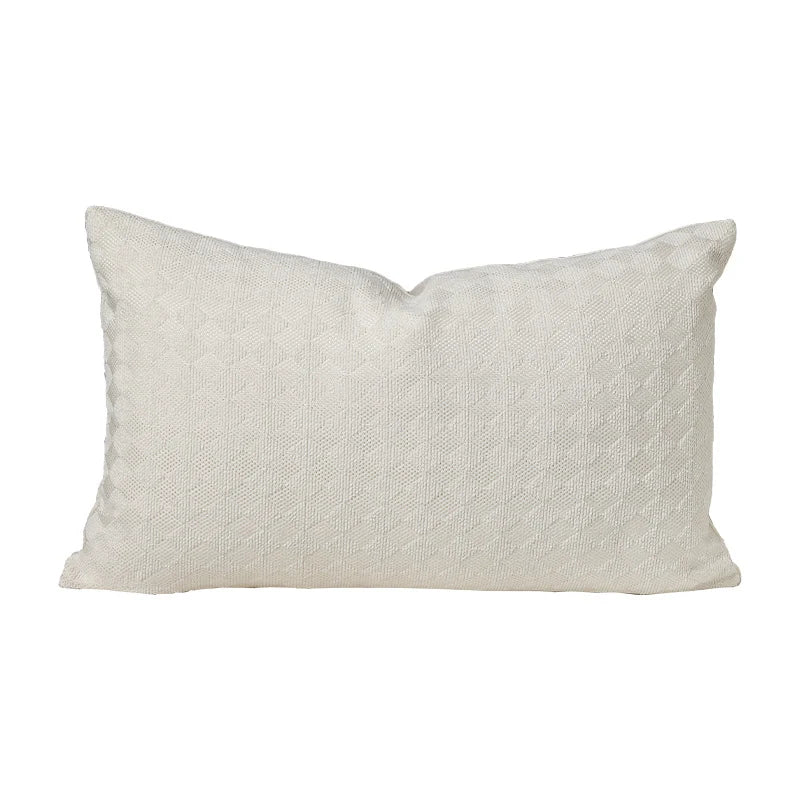Cushion Cover Woven Triangle Chenille Removable Zipper 45x45 Cm