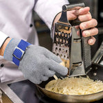 Cut-Resistant Gloves Stainless Steel ANSI A9 Ergonomic Fit