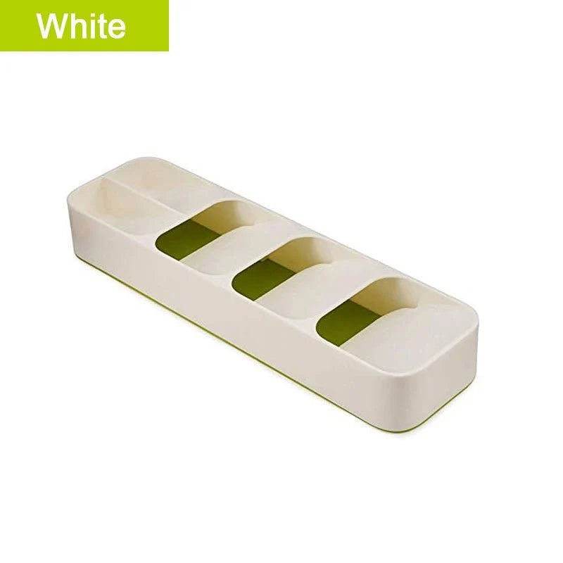 Cutlery Organizer Tiered Space-Saving BPA-Free With Non-Slip Feet