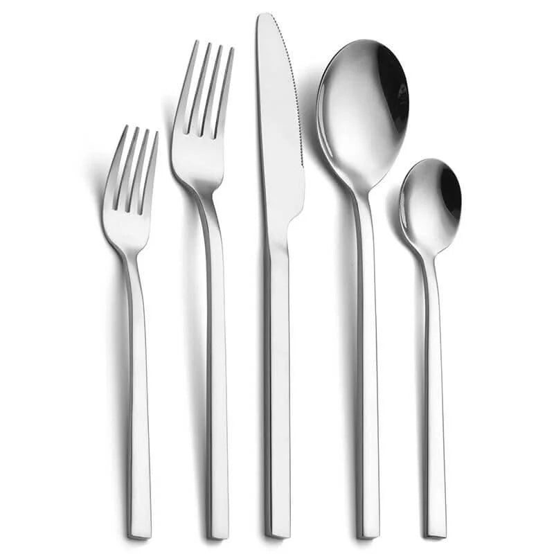 Cutlery Set 18/10 Stainless Steel Dishwasher-Safe 30-Piece Set