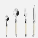 Cutlery Set 24 Piece Stainless Steel Ivory Handles