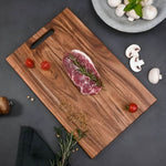 Cutting Board Acacia Wood Knife-Friendly Antibacterial Surface