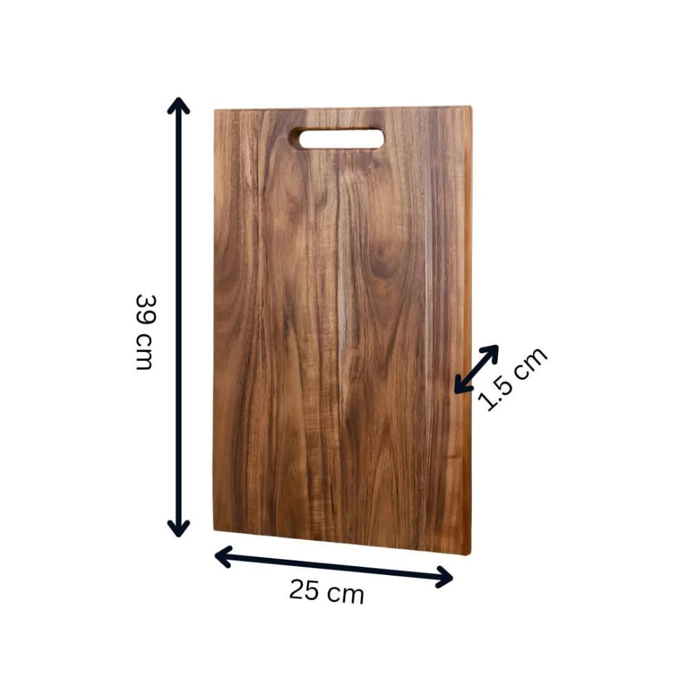 Cutting Board Acacia Wood Knife-Friendly Antibacterial Surface