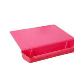 Cutting Board Removable Tray & Clip-On Bag Holder