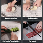 Cutting Board Stainless Steel Double-Sided L-Shaped Edge