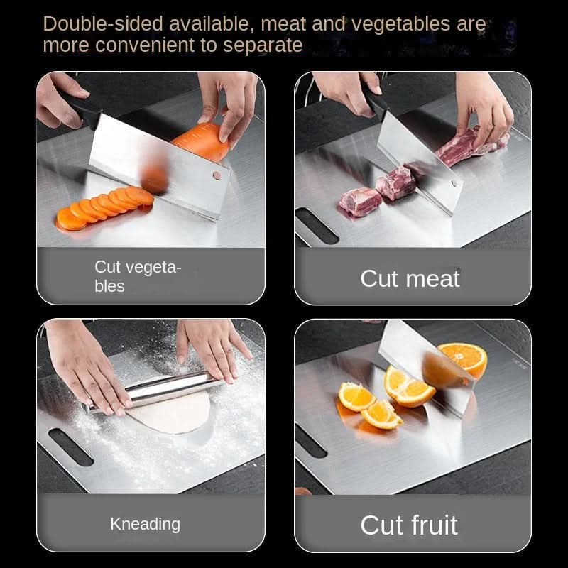 Cutting Board Stainless Steel Non-Porous Non-Slip