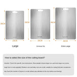 Cutting Board Stainless Steel Non-Porous Non-Slip