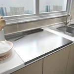Cutting Board Stainless Steel Non-Slip Base Dishwasher-Safe