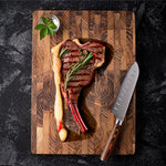 Cutting Board Teak Wood Water-Repellent 1-Inch Thick