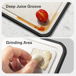 Cutting Board Titanium Double-Sided Non-Slip Base & Juice Groove