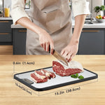 Cutting Board Titanium Double-Sided Non-Slip Base & Juice Groove