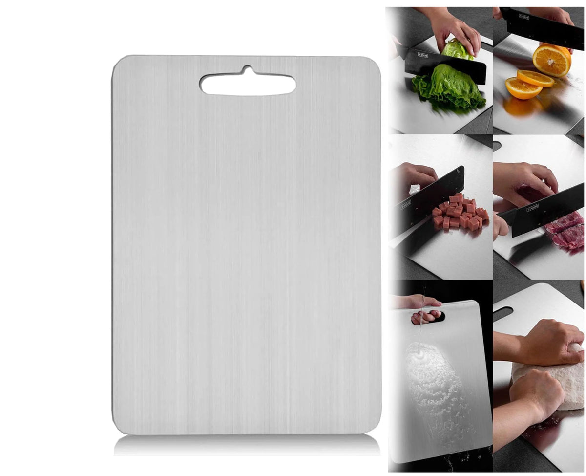 Cutting Board Titanium Non-Porous Scratch-Resistant Dishwasher-Safe