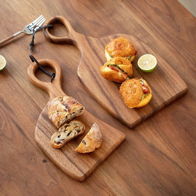 Cutting Board Walnut Wood Double-Sided for Prep & Serving
