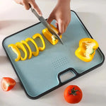 Cutting Board Wheat Straw Double-Sided Lightweight & Easy-Clean