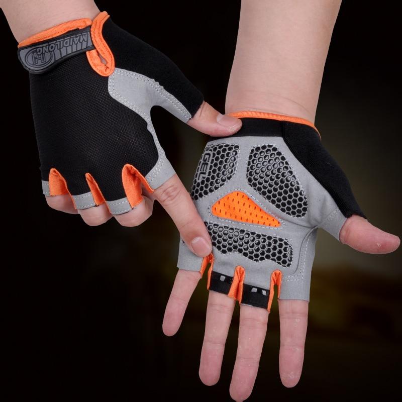 Cycling Gloves Fingerless Padded Breathable