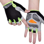 Cycling Gloves Fingerless Padded Breathable