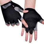 Cycling Gloves Fingerless Padded Breathable