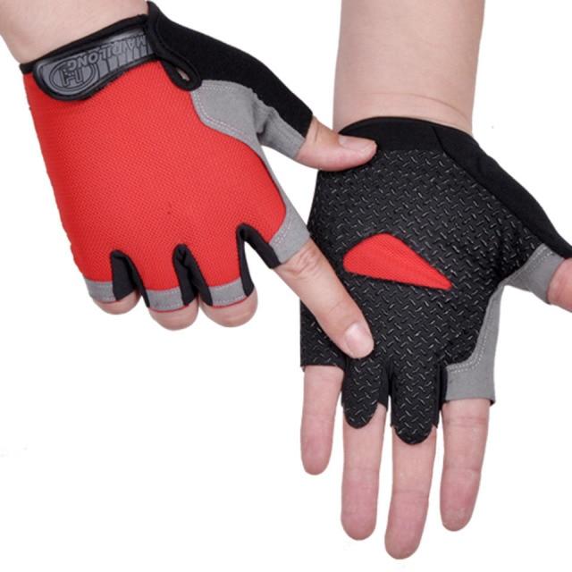 Cycling Gloves Fingerless Padded Breathable