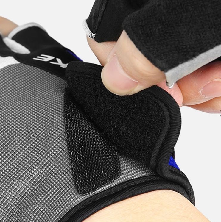 Cycling Gloves Gel Padding Half-Finger Non-Slip Grip