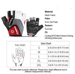 Cycling Gloves Gel Padding Half-Finger Non-Slip Grip