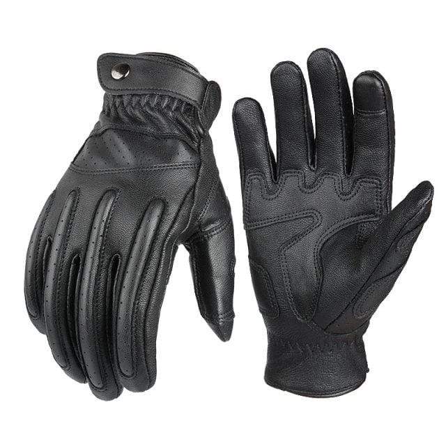 Cycling Gloves Goatskin & Microfiber Shock-Absorbent Touchscreen