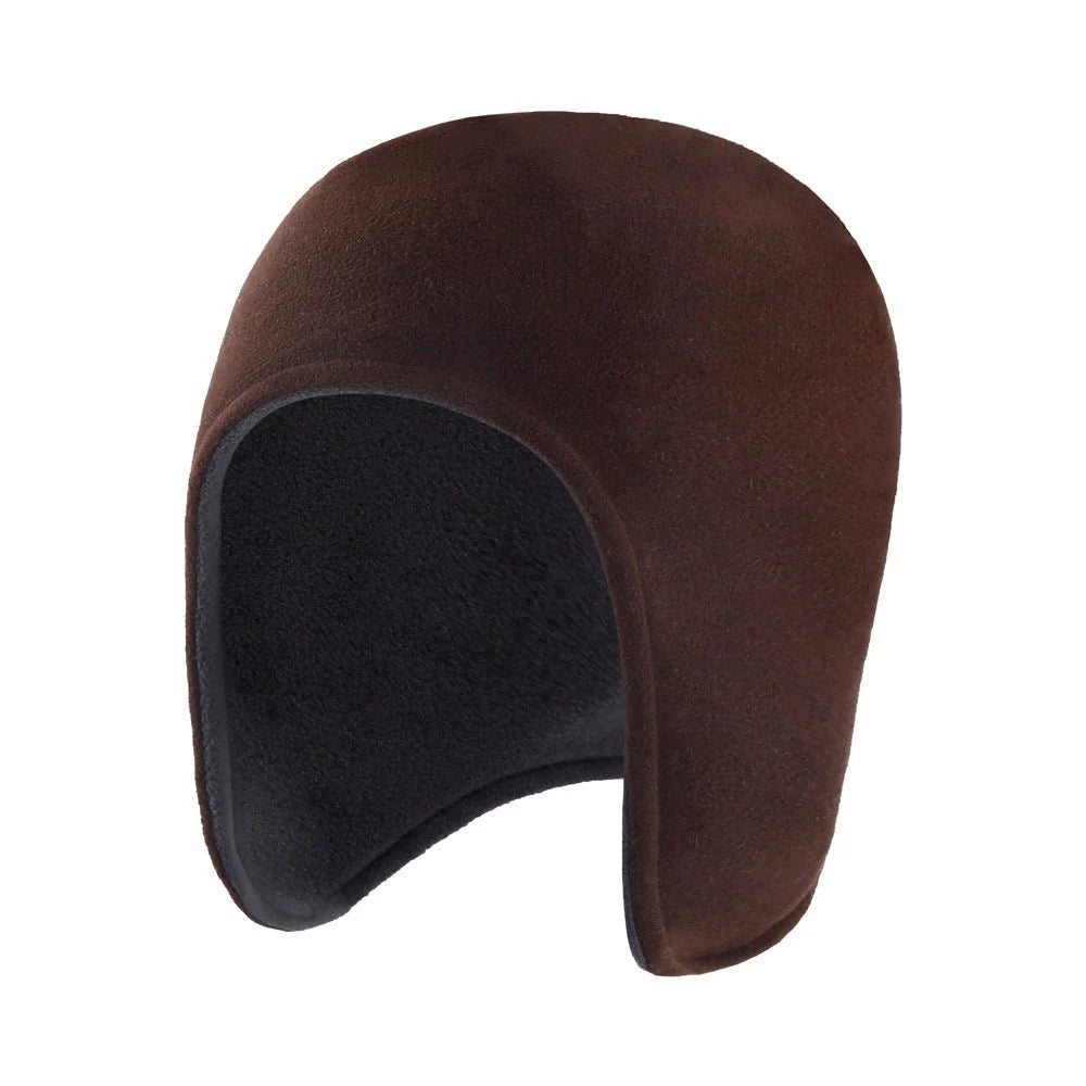 Cycling Hat Double-Layer Fleece Wind-Resistant Ear Protection