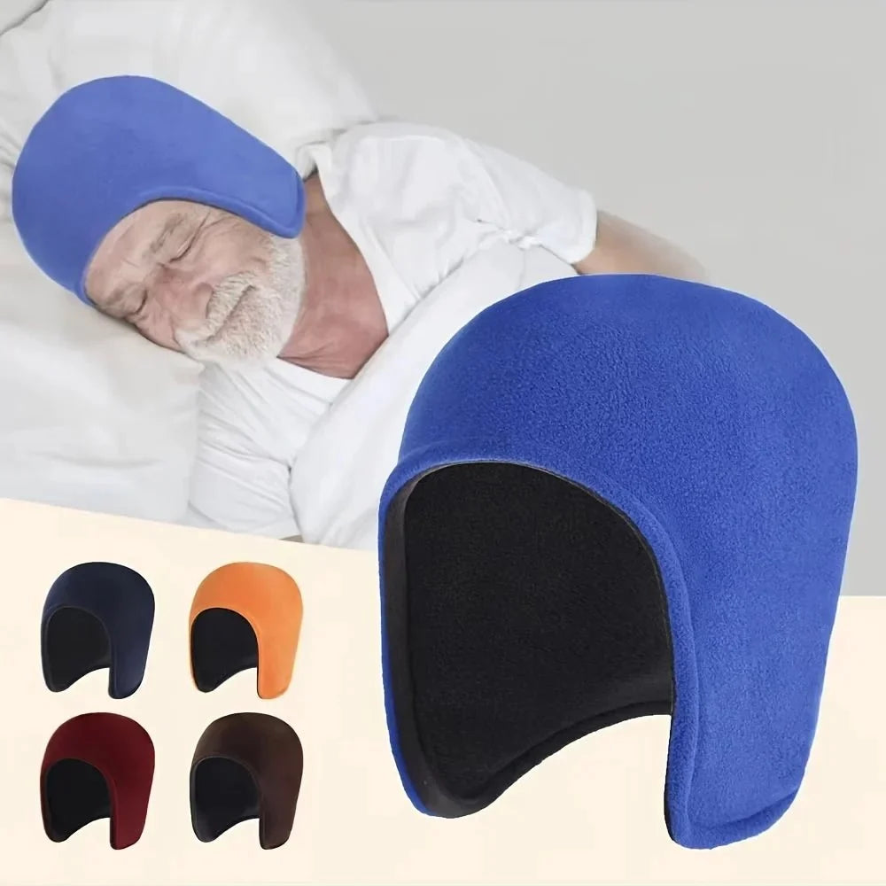 Cycling Hat Double-Layer Fleece Wind-Resistant Ear Protection