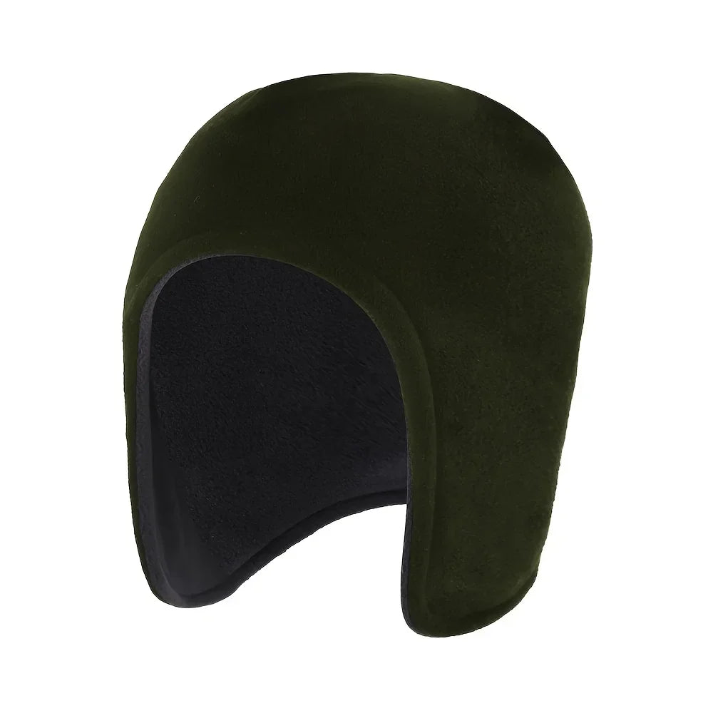 Cycling Hat Double-Layer Fleece Wind-Resistant Ear Protection