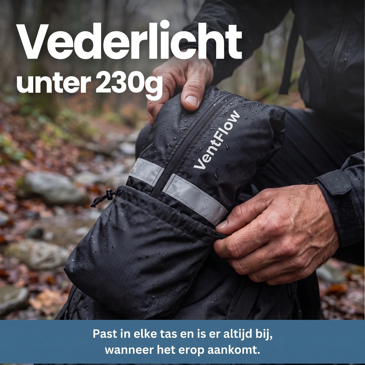 Cycling Jacket Water-Repellent Windproof Breathable With Reflective Stripes
