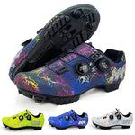 Cycling Shoes SPD-Compatible Dual Dial Closure Rigid Sole