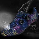 Cycling Shoes SPD-Compatible Dual Dial Closure Rigid Sole