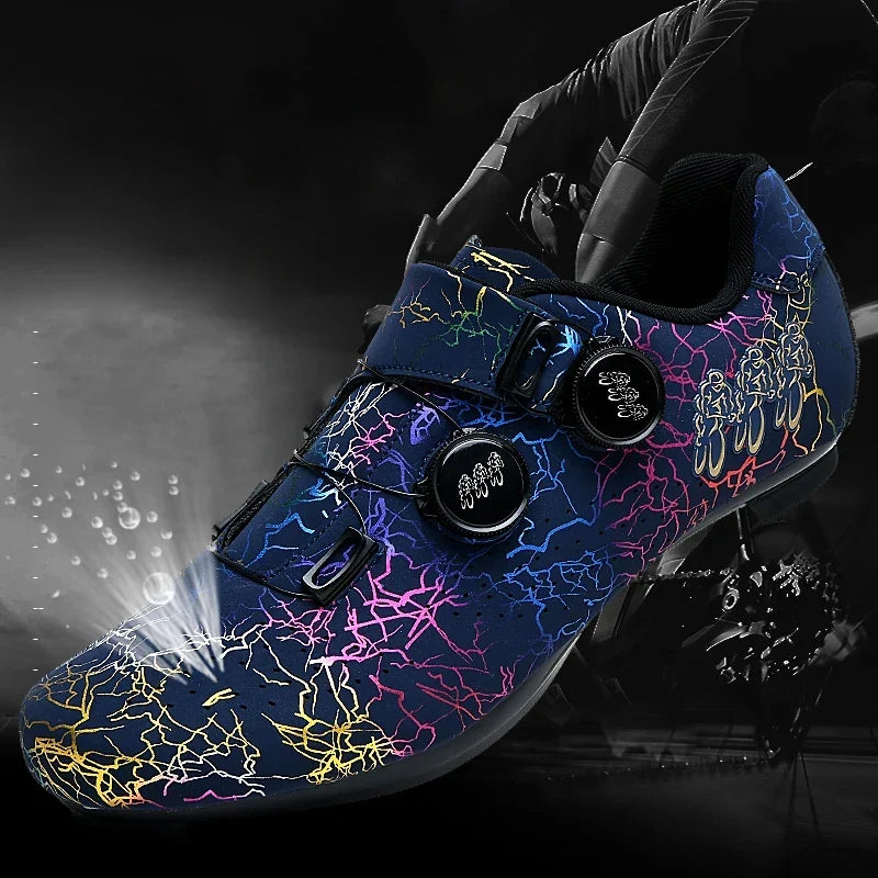 Cycling Shoes SPD-Compatible Dual Dial Closure Rigid Sole