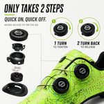 Cycling Shoes SPD-Compatible Dual Dial Closure Rigid Sole