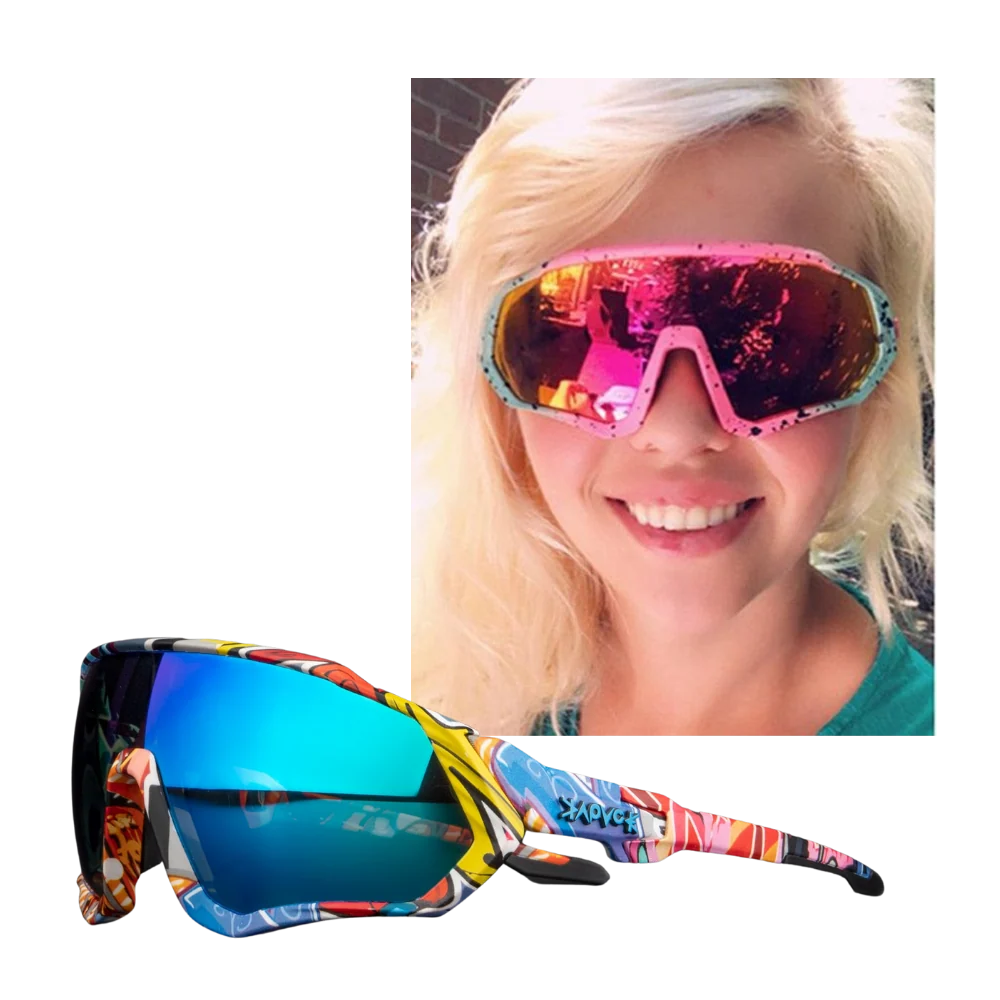 Cycling Sunglasses Polarized & Photochromic Non-Slip Fit