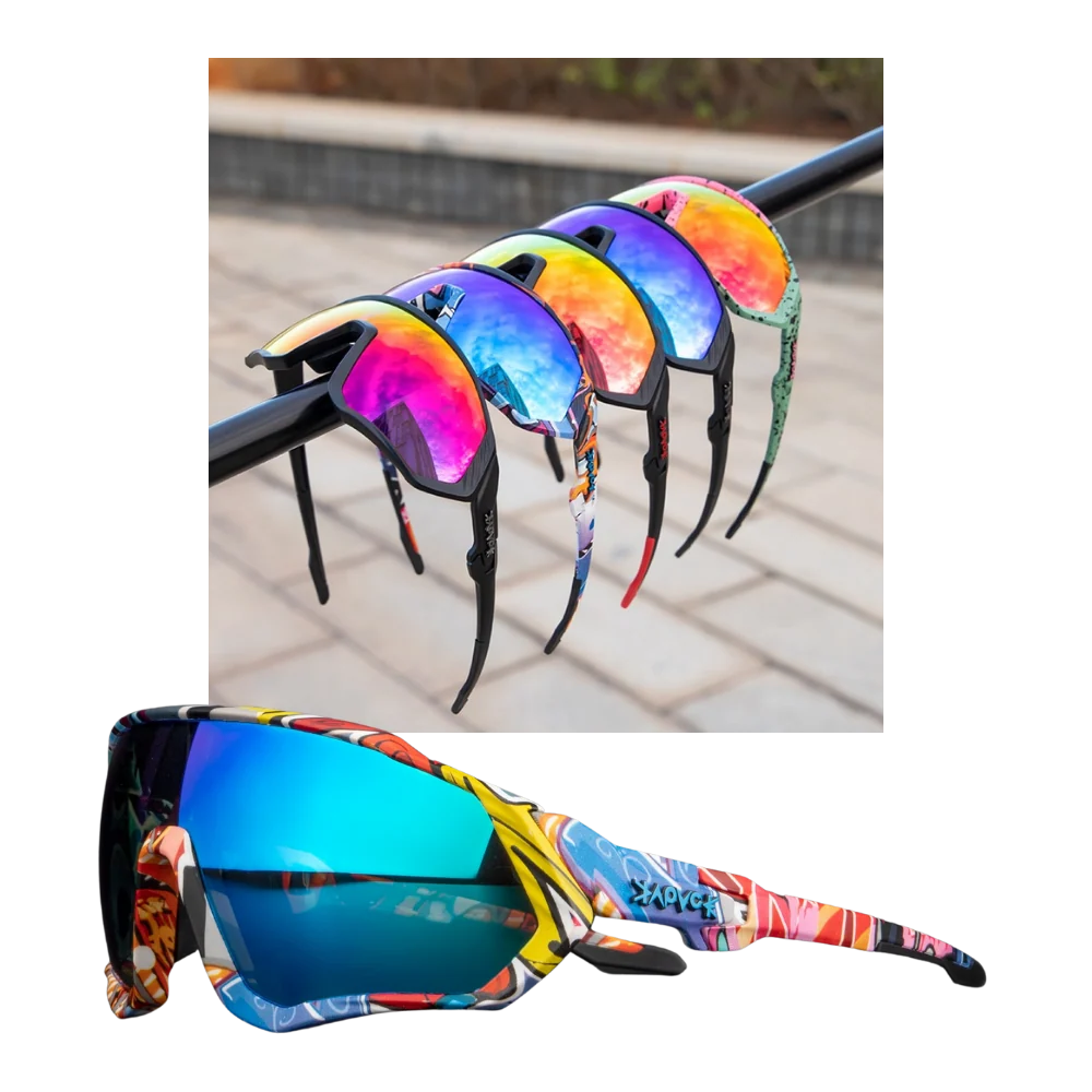 Cycling Sunglasses Polarized & Photochromic Non-Slip Fit