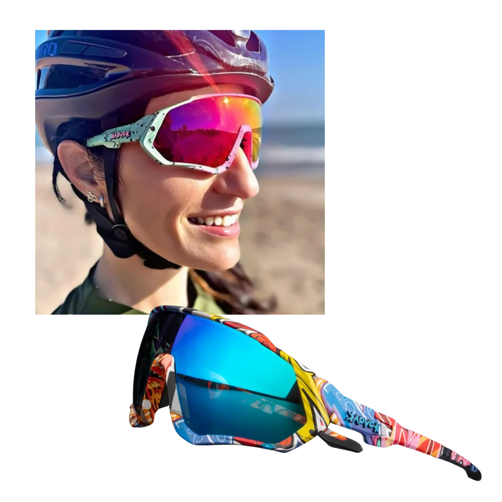 Cycling Sunglasses Polarized & Photochromic Non-Slip Fit