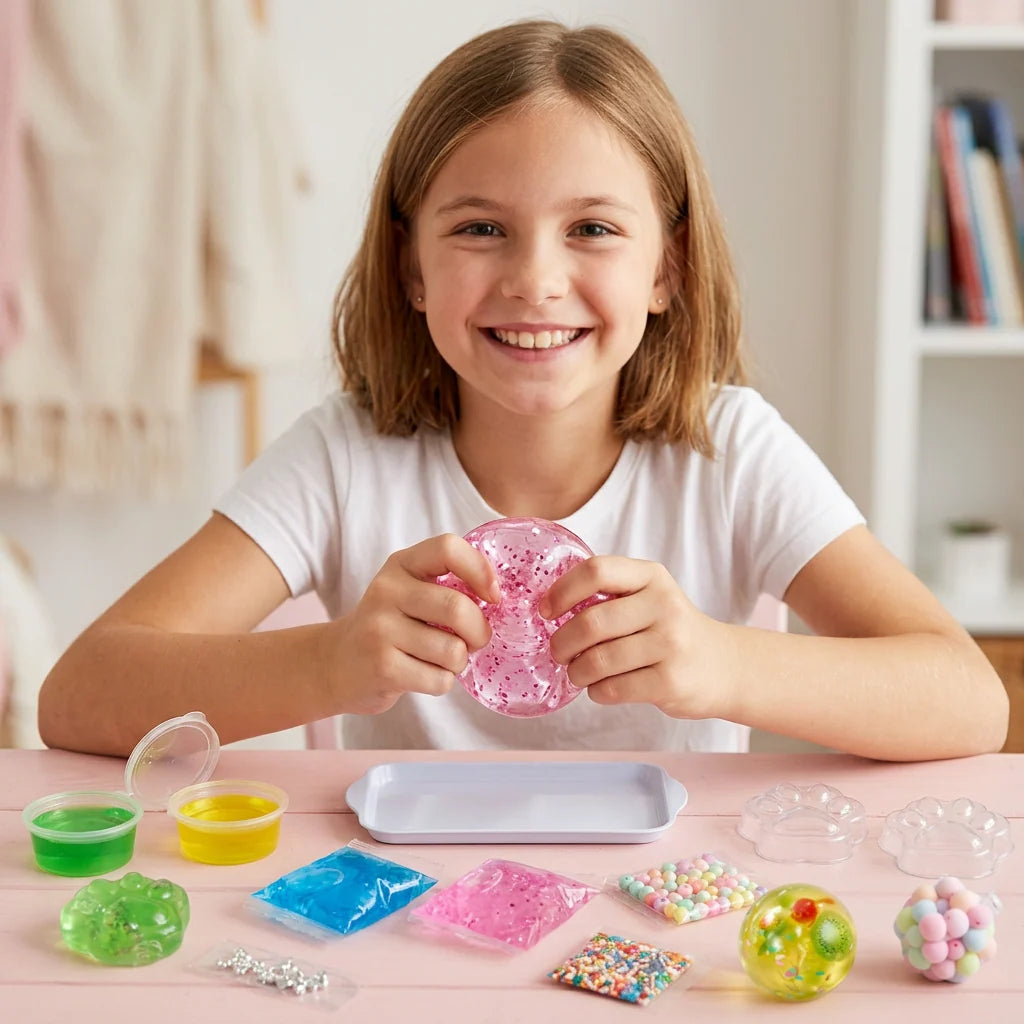 DIY Stress Ball Making Kit Kids Sensory Craft Activity