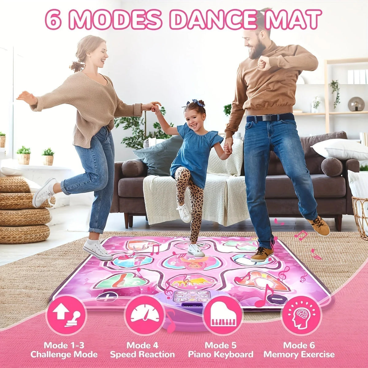 Dance Mat Interactive Musical Scoring Screen-Free Play
